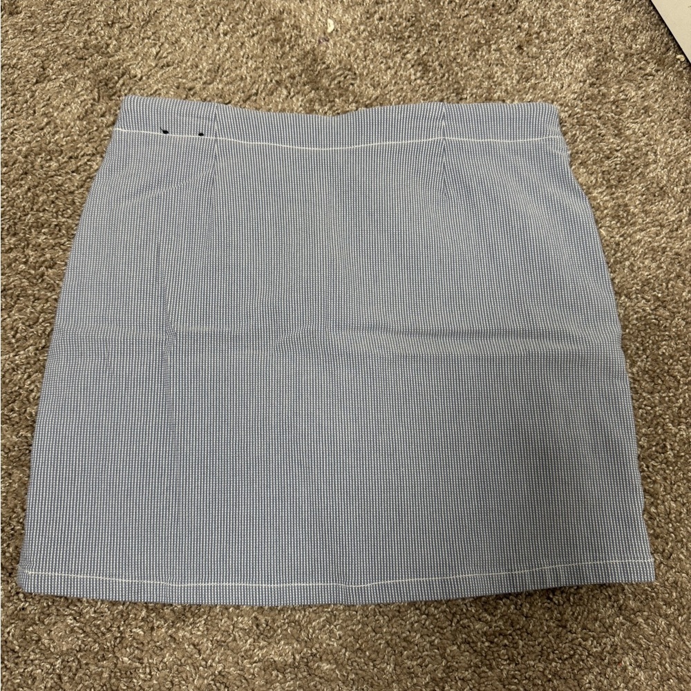 Briggs Blue Pinstripe Mini Skort - Picture 5 of 6